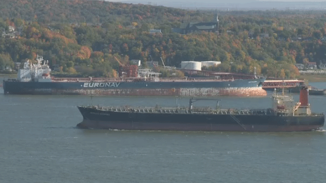 Quebec oil tanker shipments