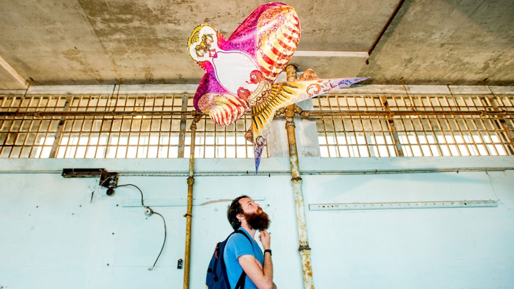Ai WeiWei's Alcatraz installation 
