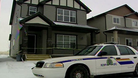 Police found the body of 30 year old Andrea Conroy inside this Airdrie home on Sunday.