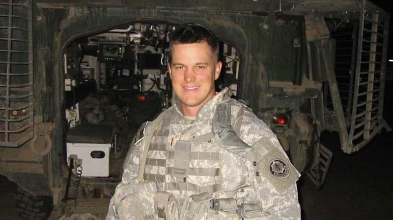 In this undated family photo 2nd. Lt. Peter Burks poses for a photograph in Iraq. Burks, 26, died Nov. 14, 2007 when his vehicle was hit just outside the Green Zone in Baghdad. As of Tuesday, Nov. 20, 2007, at least 3,873 members of the U.S. military have died since the beginning of the Iraq war in March 2003, according to an Associated Press count. (AP Photo/The Dallas Morning News/Burks Family Photo) ** 