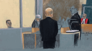 Magnotta courtroom sketch