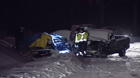 A 60-year-old Ottawa man died in this crash on Ramsayville Road on Monday, Feb. 28, 2012.
