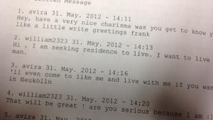 Frank Rubert (Avira) saved a transcript of the online chats he had with Luka Magnotta (William2323) 