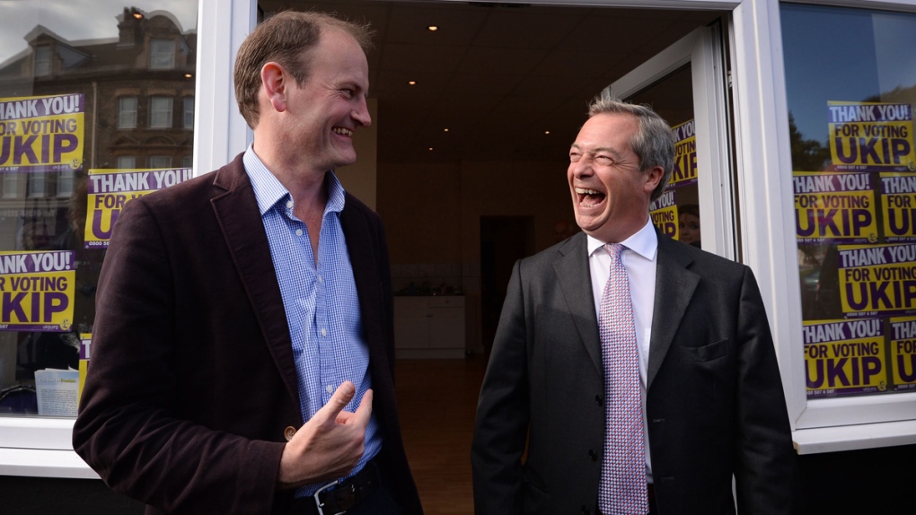 Douglas Carswell, left, and Nigel Farage