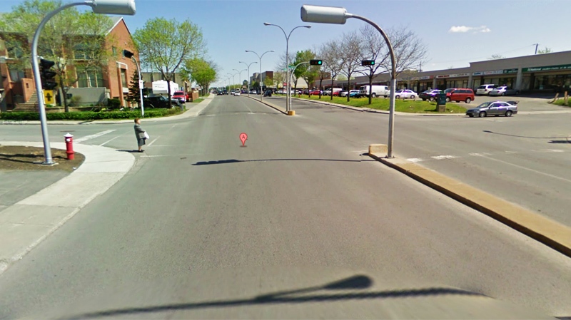The victim was shot and killed near this corner in St. Leonard Thursday evening. (Image Google Street View)