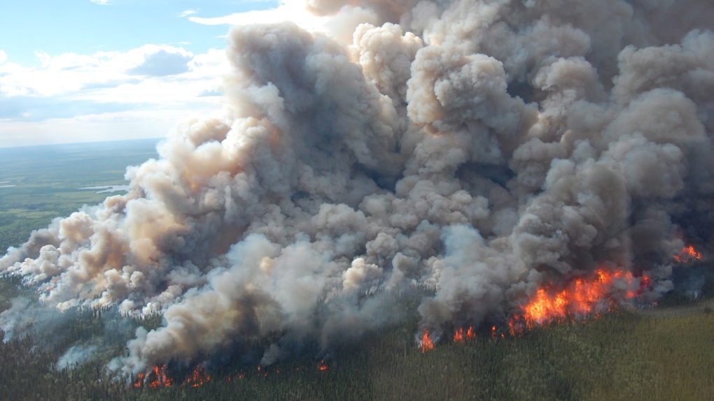 Wildfires in Wood Buffalo National Park