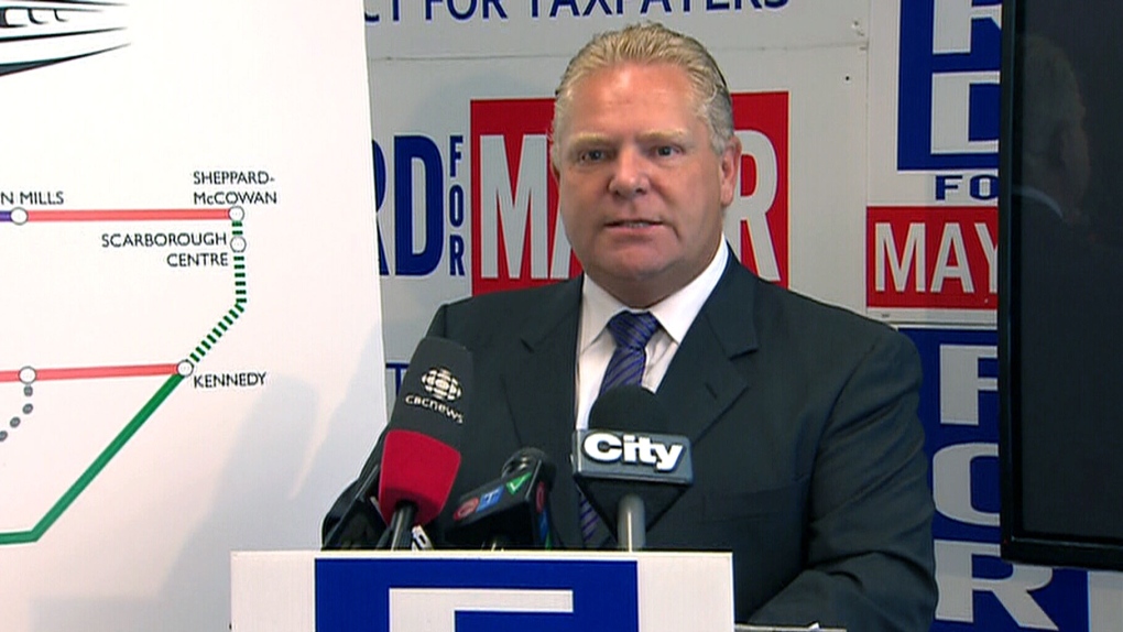 Doug Ford 'endorsed' by John Tory