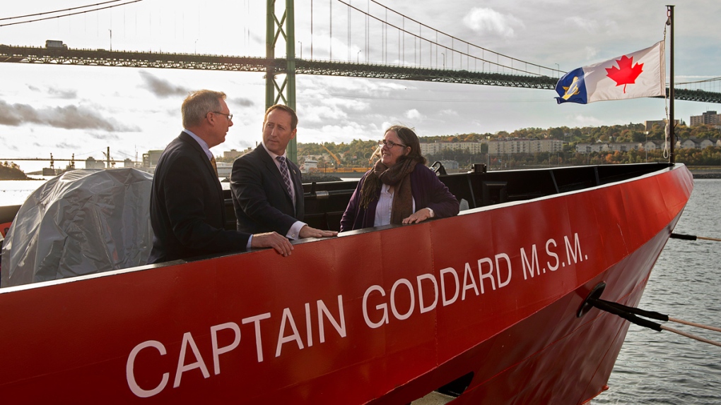 Aboard CCGS Captain Goddard M.S.M. in Dartmouth