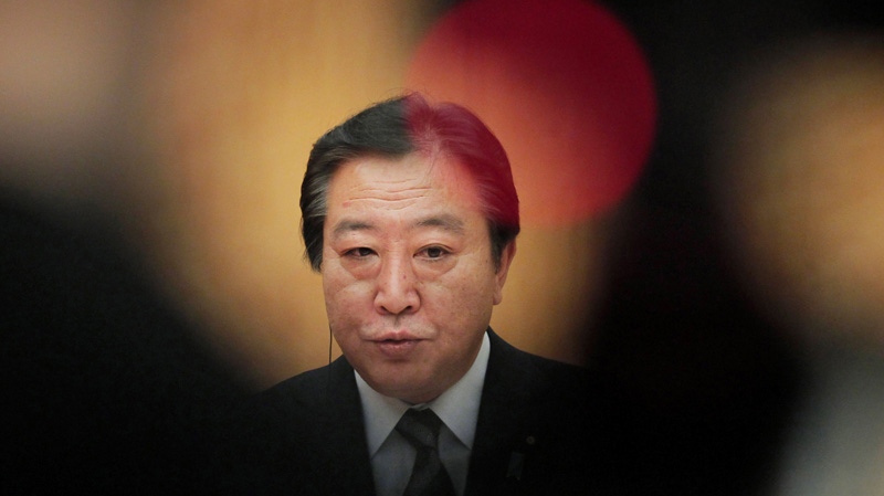 Japanese Prime Minister Yoshihiko Noda speaks during a news conference with foreign media at his official residence in Tokyo Saturday, March 3, 2012. (AP Photo/Itsuo Inouye)
