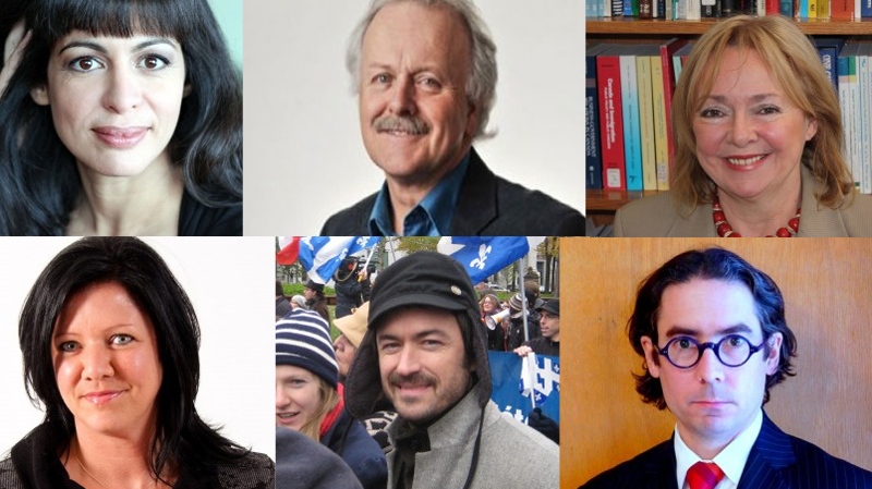 The Estates General on Quebec Sovereignty will be led by, (clockwise from top left) Tania Kontoyanni, Renaud Lapierre, Michelle Bussieres,Danic Parenteau, S�bastien Ricard and Am�lie Dionne, among others. 