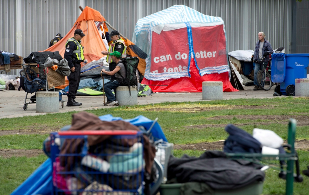 Homeless tent city in Vancouver dismantled