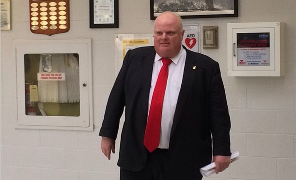 Mayor Rob Ford in advance poll