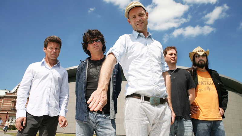 Members of The Tragically Hip 