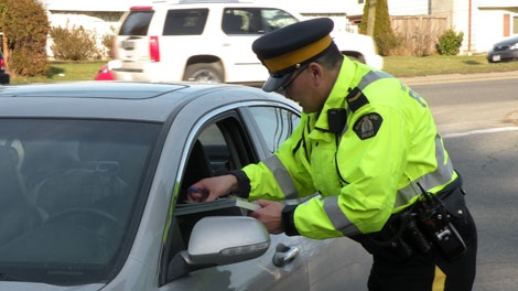 Mounties issued 4,449 tickets for distracted driving during a month-long enforcement blitz in February. (Handout)