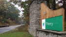 The entrance to Pinery Provincial Park near Grand Bend, Ont., is seen on Monday, Oct. 20, 2014. (Chuck Dickson / CTV London)