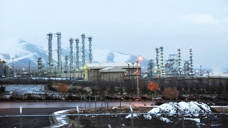 Iran's heavy water nuclear facilities near the central city of Arak, 250 kilometres southwest of Tehran, is shown on Saturday, Jan. 15, 2011. (AP / ISNA, Hamid Foroutan)
