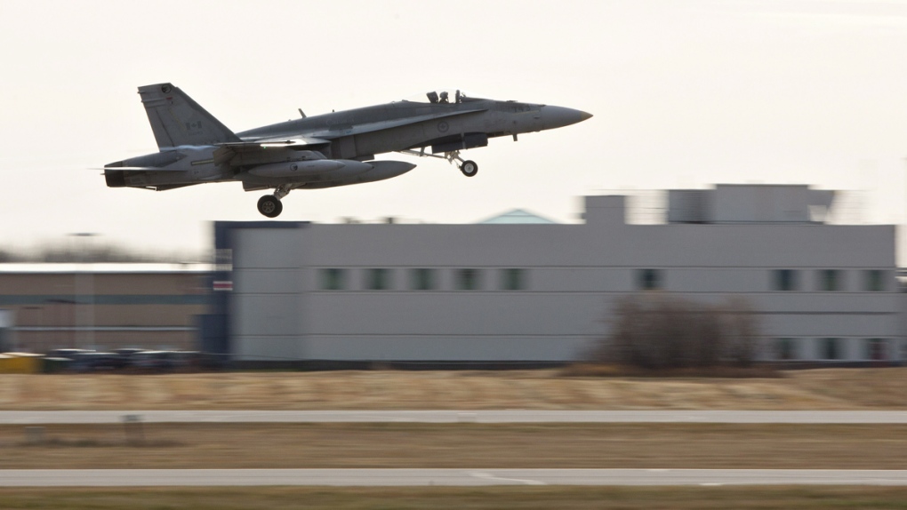 CF-18 takes off to join fight against militants