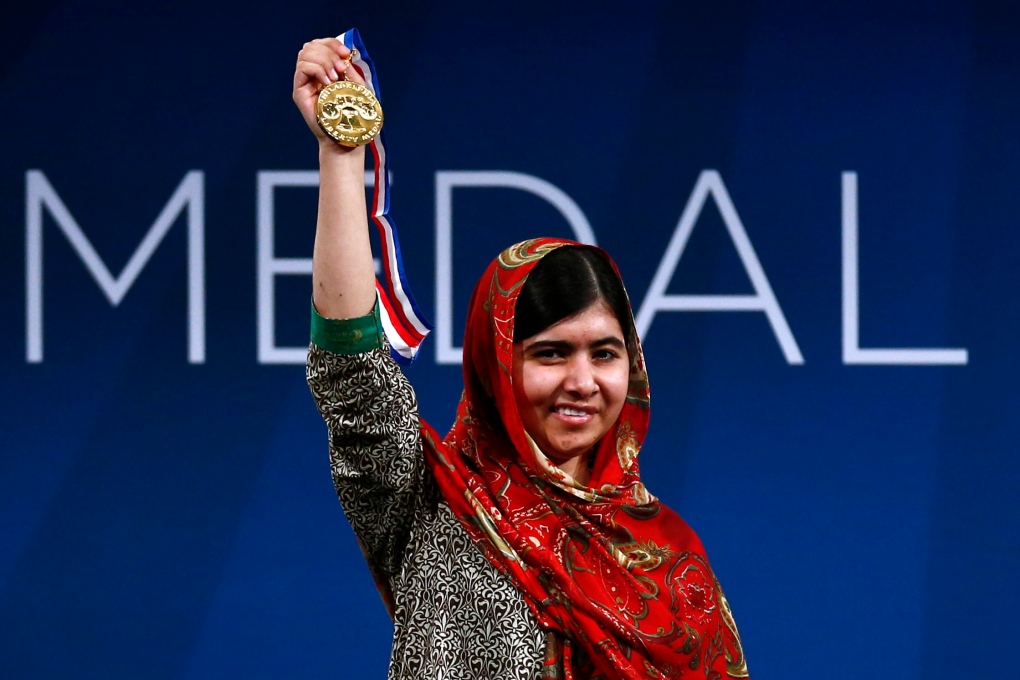 Malala Yousafzai receives Liberty Medal
