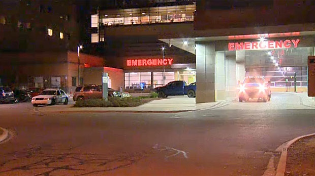 A man showed up at the emergency department on Thursday, October 23, 2014 saying he had been shot.