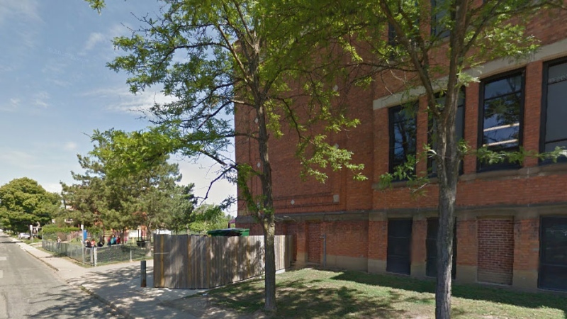 Earl Kitchener Public School is shown in this image from Google Street View. 