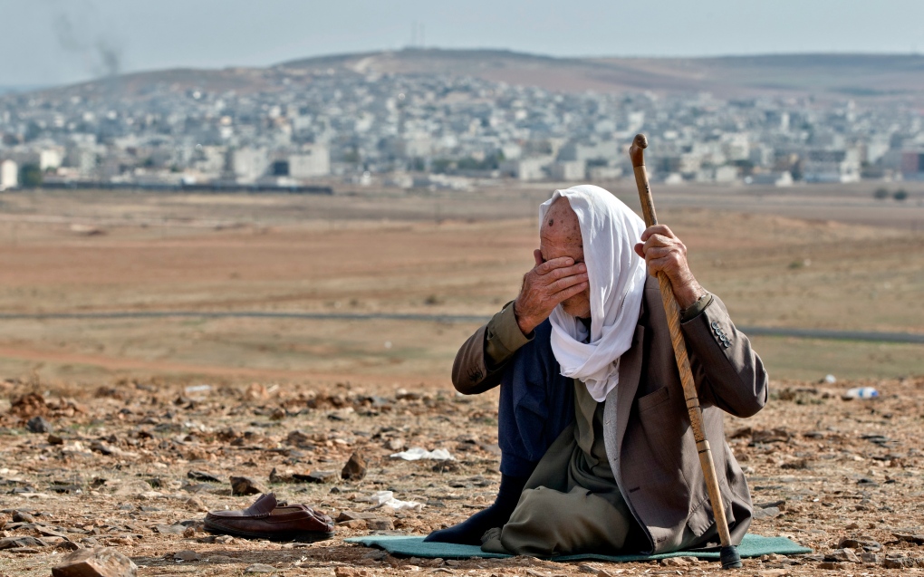 Syrian Kurdish refugee from Kobani