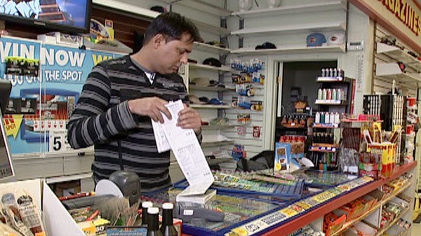 Yusuf Patel, owner of Four Seasons Gas Rite in Kitchener, Ont. says he is in favour of stricter lotto rules on Monday, March 12, 2012.
