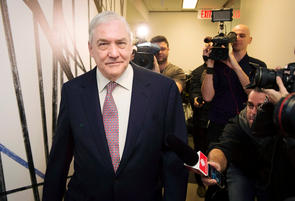 Conrad Black at Securities Commission hearing 