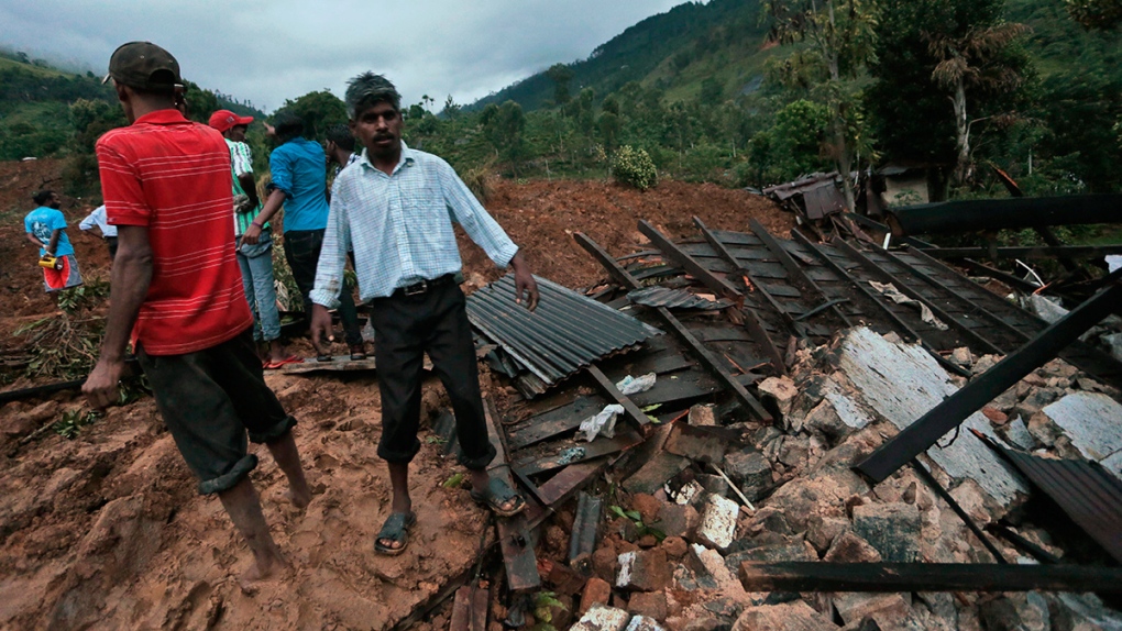 At least 10 killed in Sri Lankan mudslide