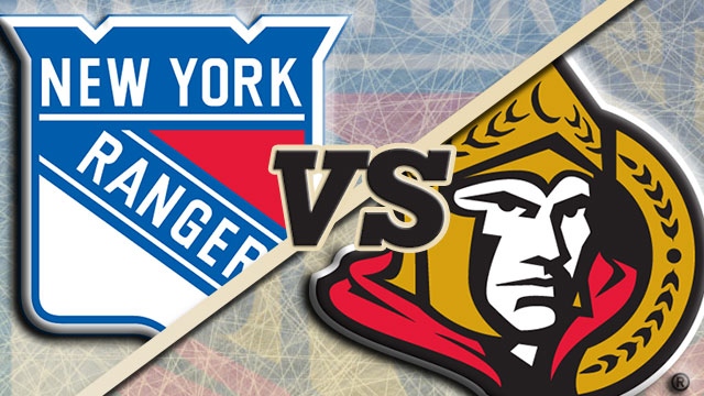 Ottawa Senators vs. New York Rangers