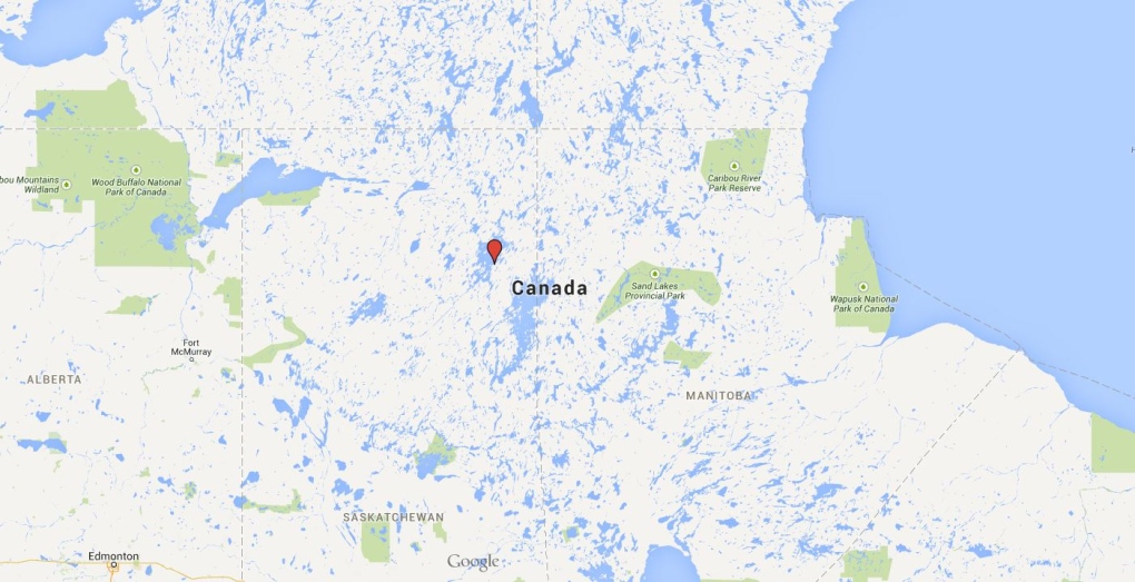 Wollaston Lake, Saskatchewan (Google Maps)