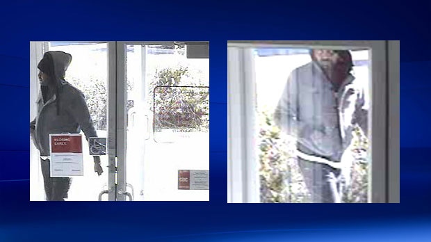 Police are seeking a suspect in a robbery at an Airdrie ATM on October 18, 2014