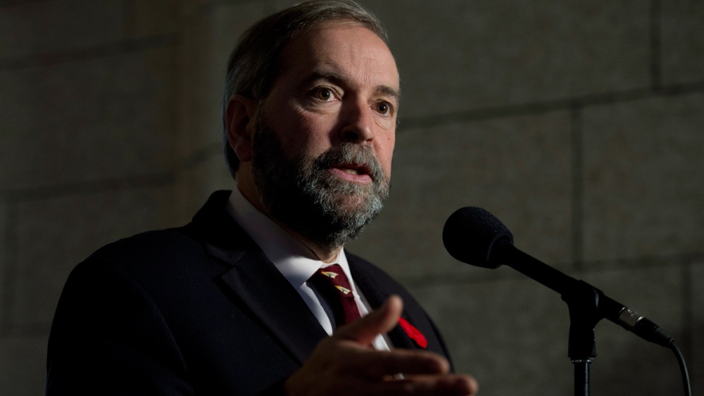 NDP Leader Tom Mulcair on Ottawa shootings