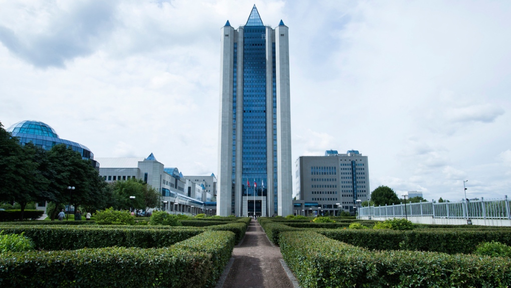 Gazprom headquarters in Moscow