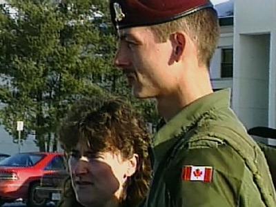 Master Cpl. Clayton Matchee is seen with an unidentified woman in this 2005 photo.