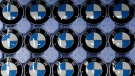 BMW logos lie at the German car manufacturer's plant in Dingolfing near Munich, Germany on Dec. 19, 2012. (AP / Matthias Schrader)