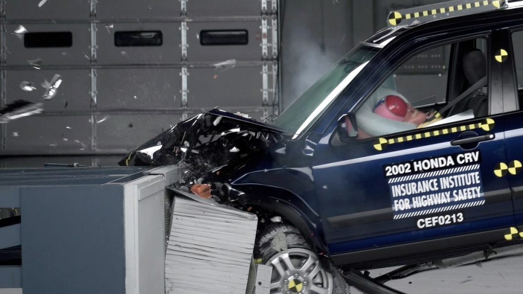 Honda CRV crash test