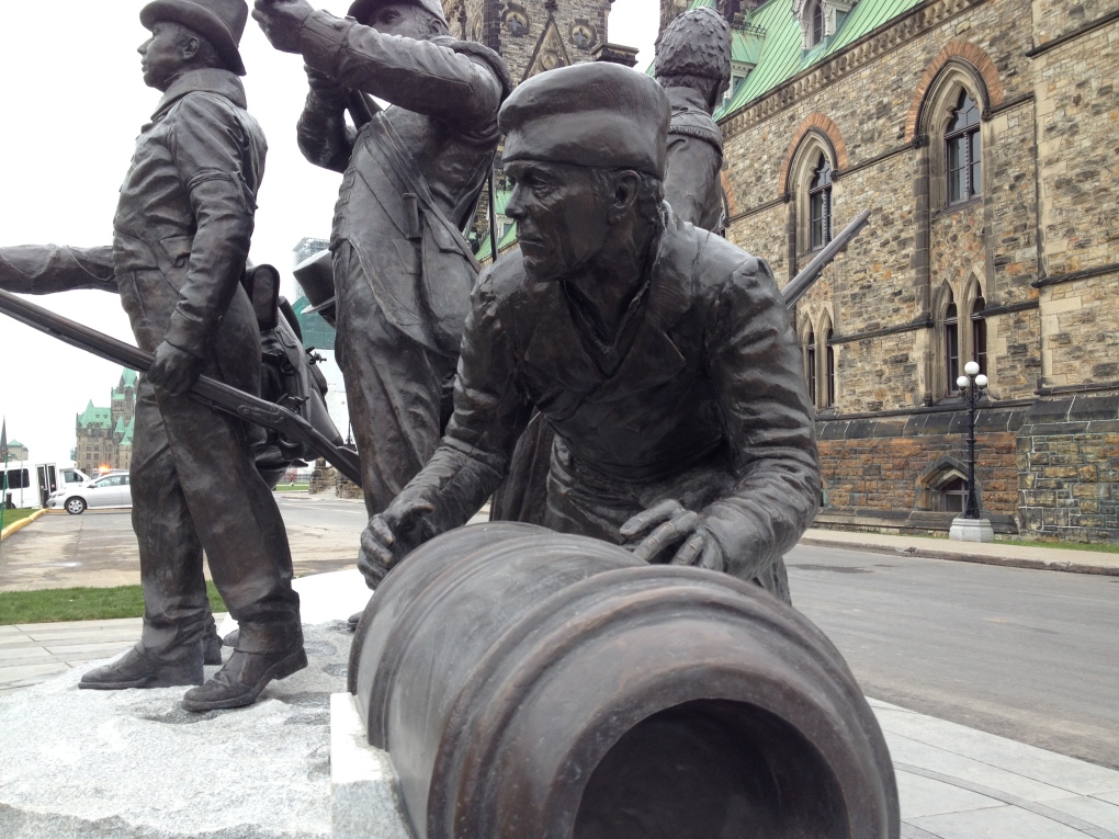 New War of 1812 monument at Parliament