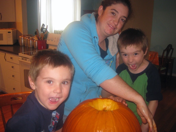 Erin Vance celebrates Halloween with her sons. She died after being struck by a car on March 18, 2012. 