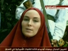 The footage, broadcast by Al Jazeera shows Amanda Lindhout, of Sylvan Lake, Alta., was released on Wednesday, Sept. 17, 2008.