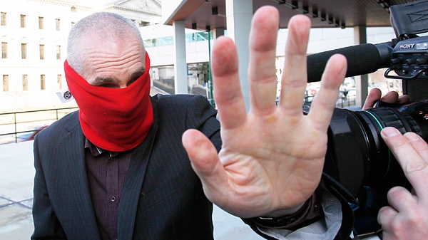Graham James, accused sex offender, arrives at court in Winnipeg Tuesday, March 20, 2012. (John Woods / THE CANADIAN PRESS)