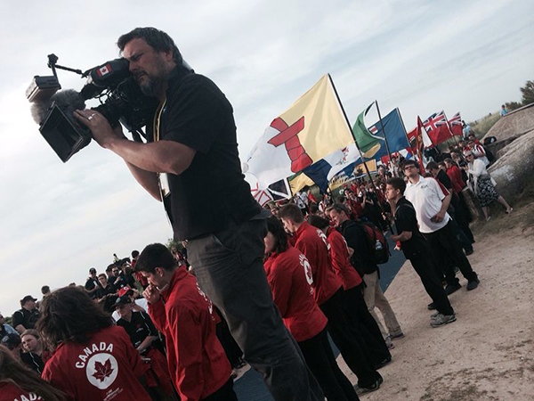 CTV cameraman David Iacolucci on Juno Beach