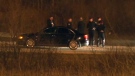 An 18-year-old woman was found inside a vehicle on an exit ramp from the Don Valley Parkway to York Mills Road on Monday, March 20, 2012.