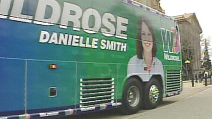 Wildrose campaign bus