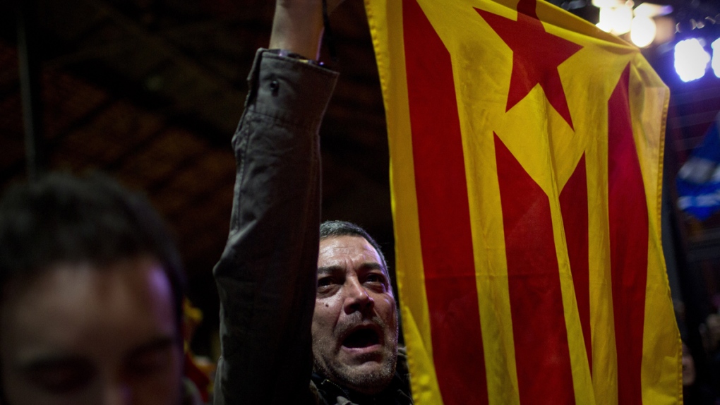 Catalonia independence supporters