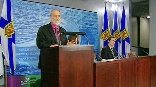Head of the Cyberbullying Task Force for the province of Nova Scotia, Wayne MacKay speaks at a news conference for the release of a report on tackling bullying in Halifax on Thursday, March 22, 2012.