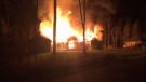 Fire completely destroys a home on Longhearth Way in Manotick. November 10, 2014 (CTV Ottawa)