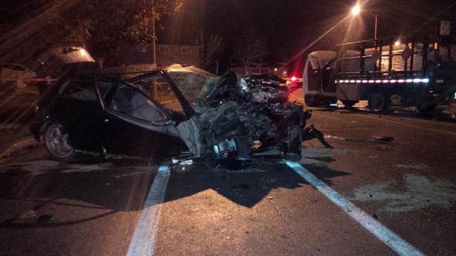 2-vehicle crash in Brampton