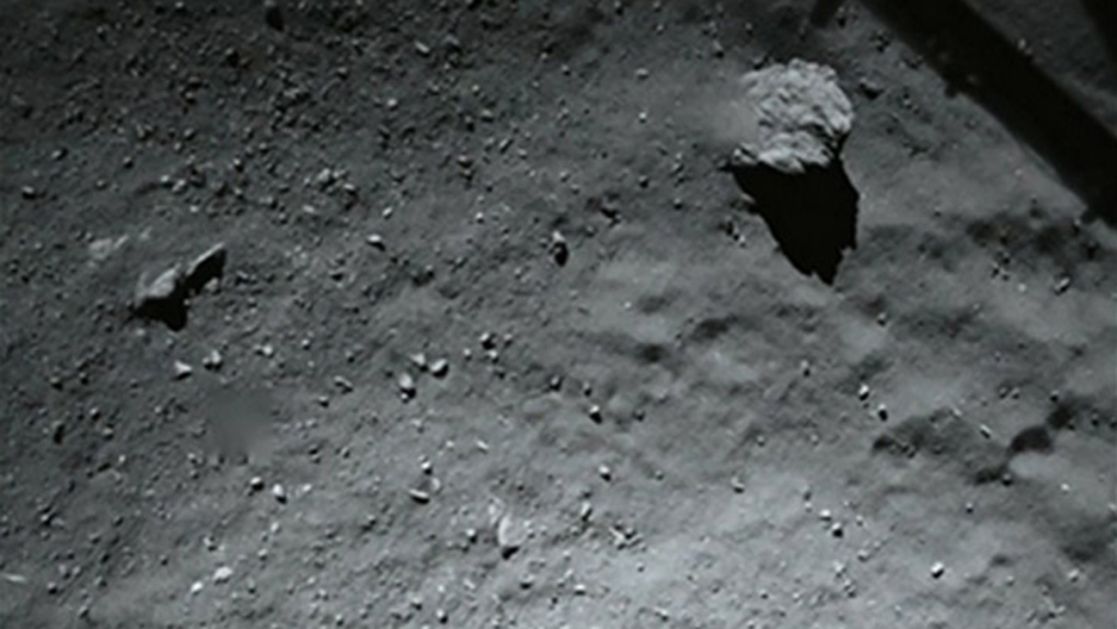 Philae photo of the comet 67P surface