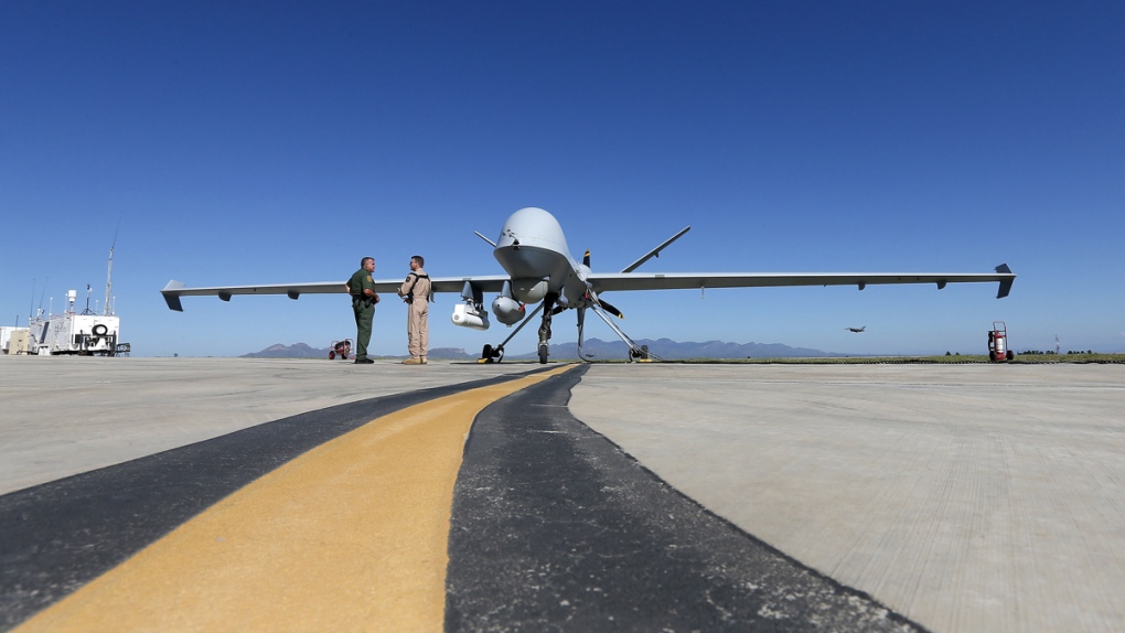 U.S. drone patrols to reach Canadian border