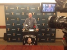 Windsor police hold a news conference to explain the false abduction case in Windsor on Nov. 14, 2014. (Rich Garton / CTV Windsor)